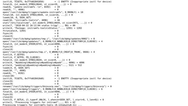 Ubuntu: dpkg --configure -a stuck at update-initramfs