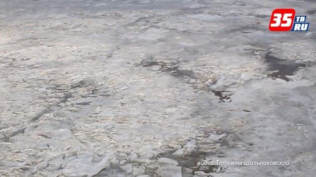 В Великом Устюге начинается ледоход