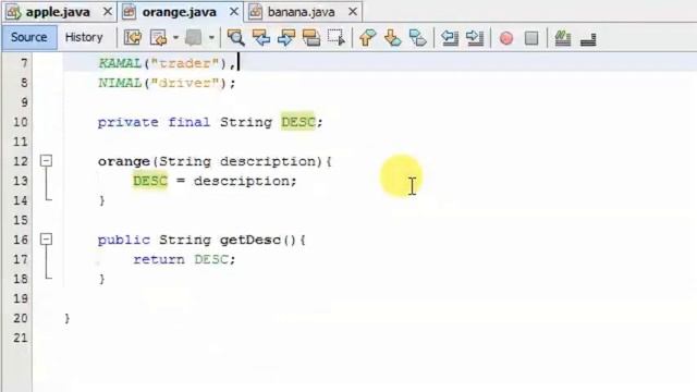 java sinhala tutorial | 56 - Enumeration(3) - shanaka wijerathna