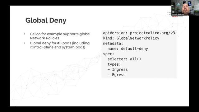Kubernetes Network Policies | Snacka Kubernetes med Conoa 29 september 2022