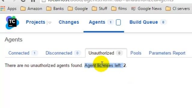 How to authorize agent in teamcity