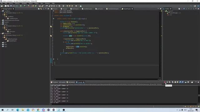 Eclipse IDE console bug in Java