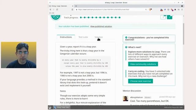The Erlang track on Exercism v2