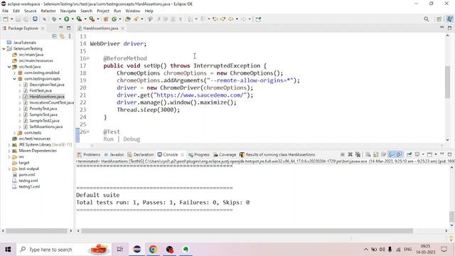 TestNG Assertions - Hard & Soft | Testing Framework for Java | TestNG Tutorials for Beginners | #11