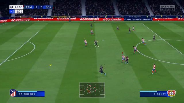 UEFA Champions League 2019/20 - Atletico Madrid Vs Bayer Leverkusen - 22/10/19 - FIFA 20