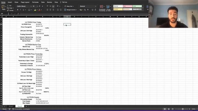 How To Use Live Crypto Data In Excel