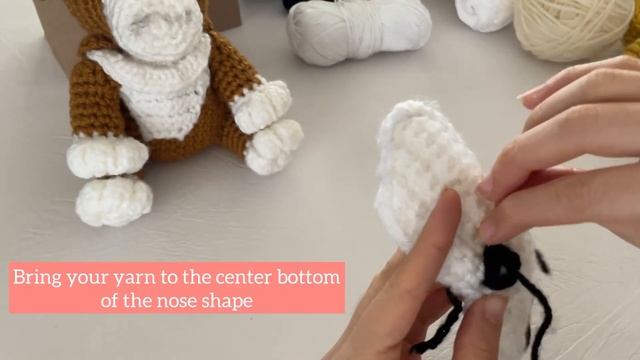 Nose Tutorial For Crochet Amigurumi