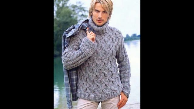 Вязание мужской свитер