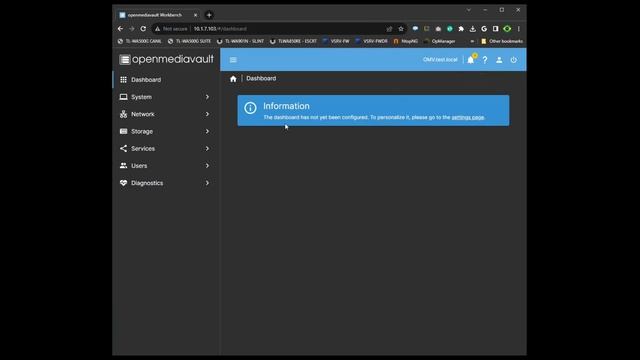NAS OMV (OpenMediaVault) 6.5 - Instalação e configuração básica.
