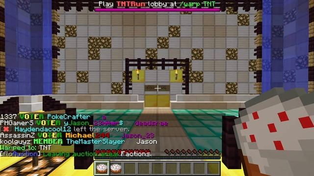 Cracked Minecraft server 1.8.9 TNTRun and launcher is FREE
