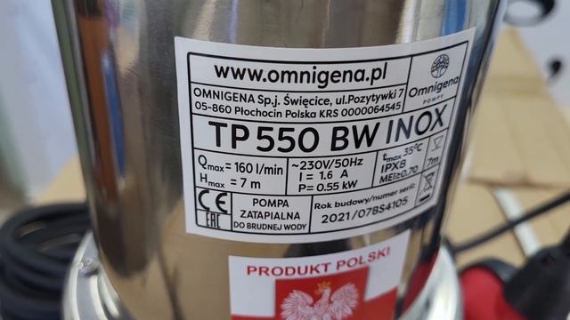 Дренажный насос OMNIGENA TP INOX
