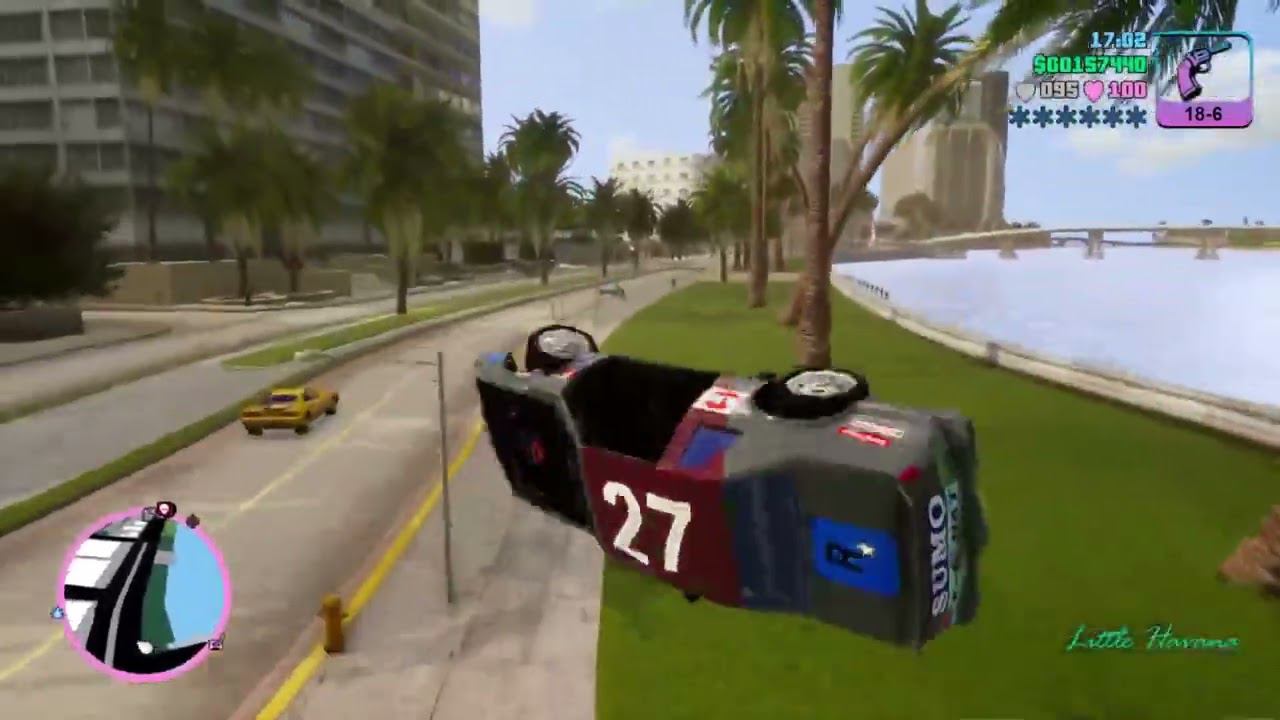 Side Roll in Vice City #gtavicecity #vicecity