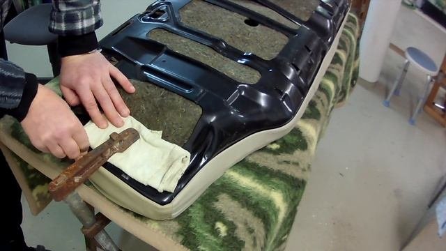 Mercedes W116 Rear Seat Renewal GENUINE LEATHER Pt 2 Assembley Rückbank ECHTLEDER Teil 2 Montage