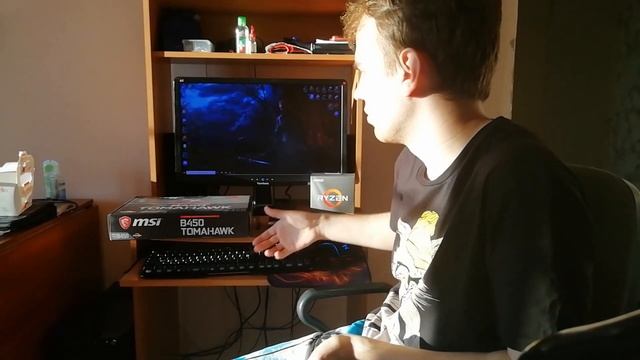 Покупка на Computer Universe. AMD Ryzen 5 3600 + B450 TOMAHAWK Kingston HyperX