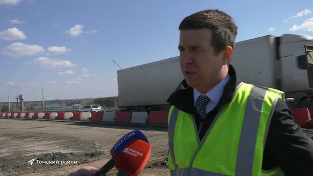 Месяц идёт ремонт моста между Томском и Северском
