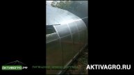 Видеообзор на теплицу Ударница Урожайная 3х8 м шаг 0.65 м