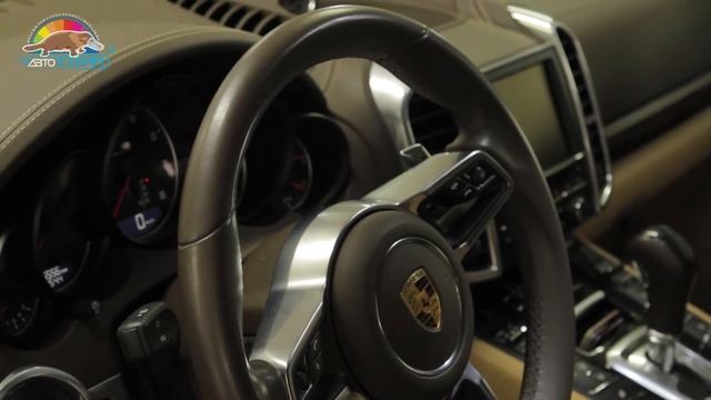 Окраска обода рулевого колеса Porsche Cayenne в "АвтоТОТЕММ"