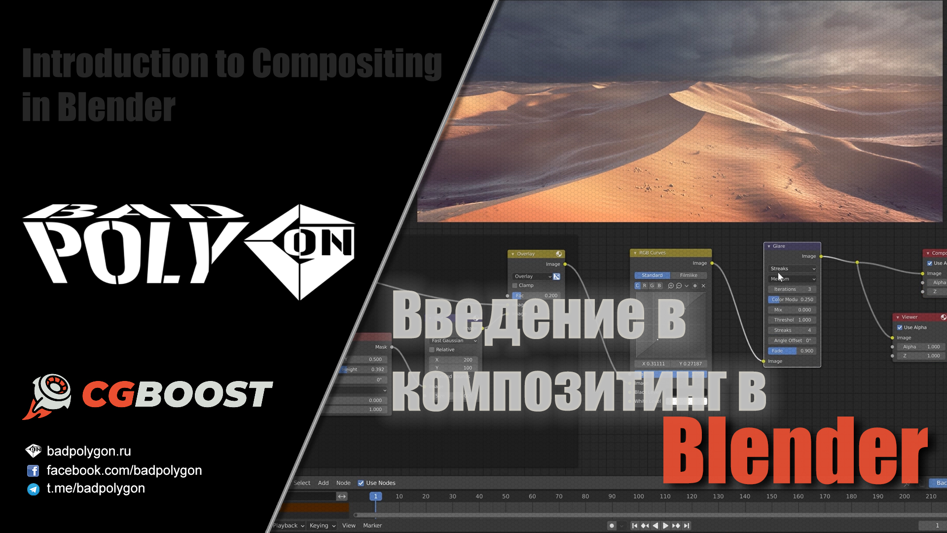 Введение в композитинг в Blender