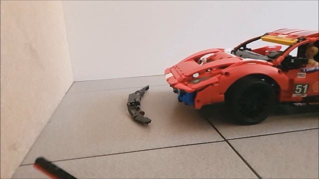 Lego 42125 crash ? Lego FERRARI crash test 80 Km/h