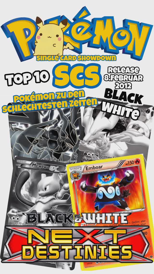 ПОКЕМОН TCG Pokémon  TOP10  Black and White next Destinies #2012 #mewtwo #tradingcardgame #moscow