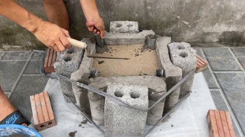 The best Cement DIY Pots At Home, Tips Make Plant Pots From Paper Bags and Cement