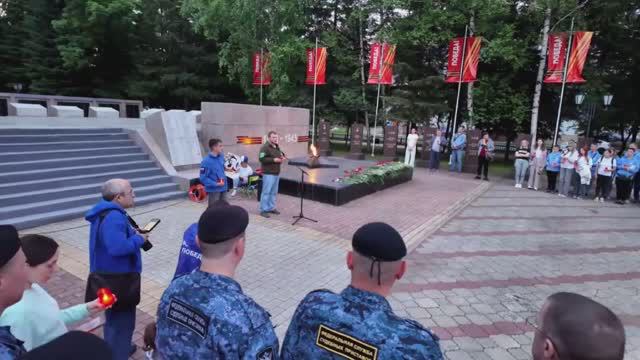 Жительница ДНР приняла участие в памятных мероприятиях в Биробиджане