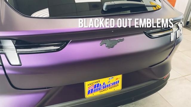 2021 Purple Wrapped Ford Mustang Mach-E