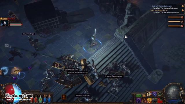 Path of Exile [PC/Steam] - (3-players) Act 3 Co-op Gameplay