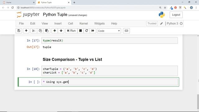 9 Python Tuple Variable Python Datatype  Python for Data Science for Absolute Beginners