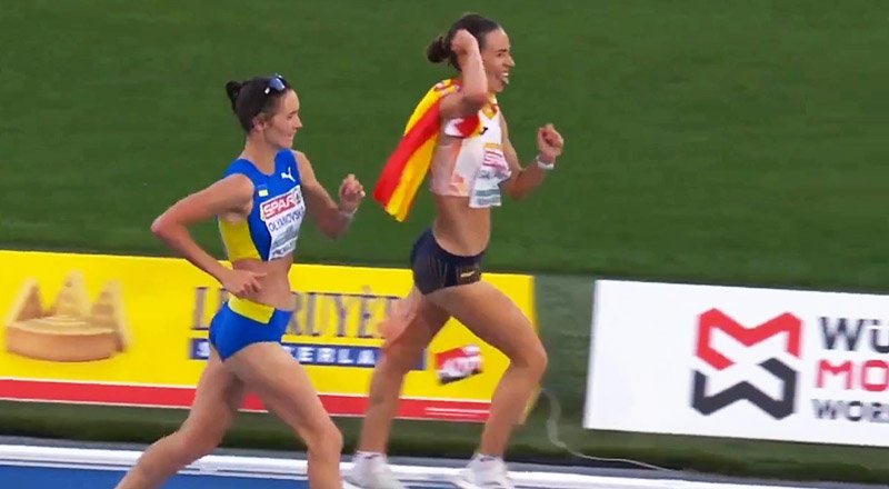 Испанка проиграла медаль украинке, начав праздновать до финиша
