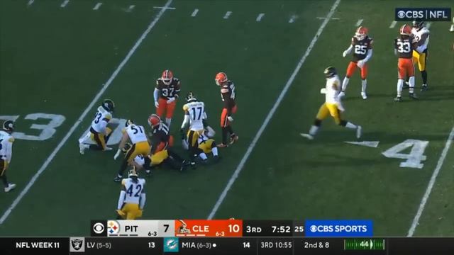 Pittsburgh Steelers vs. Cleveland Browns HIGHLIGHTs 3rd-QTR HD | NFL Week 11 - November 19, 2023