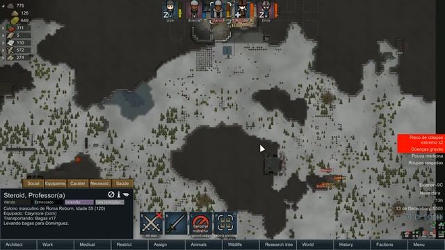 Rimworld #09 - Sorte ou Maestria? - Gameplay de Rimworld em Português PT-BR