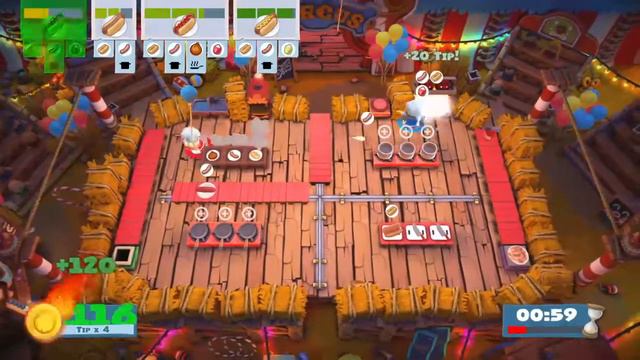 PS4 Overcooked 2 Carnival Of Chaos 2-4
