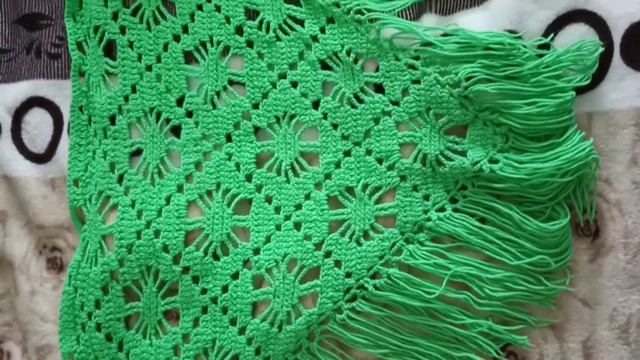 Маленькая шаль для маленькой принцессы 💚🎀👑