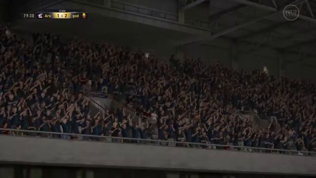Первый забитый гол со штрафного в fifa 17 ( Honda )