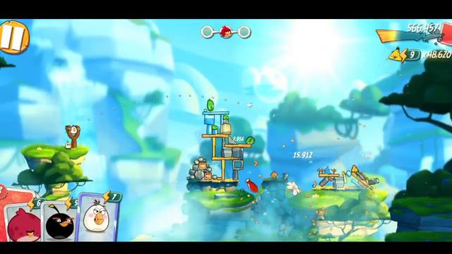 angry birds 2 clan battle Level 75