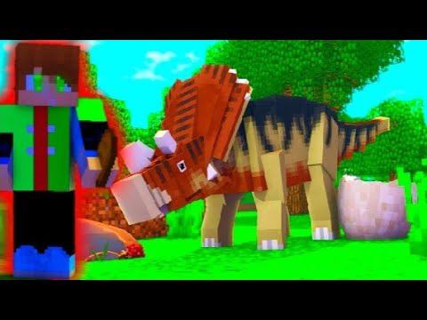 мод на динозавров в майнкрафт! (bedrok,pe) #minecraft