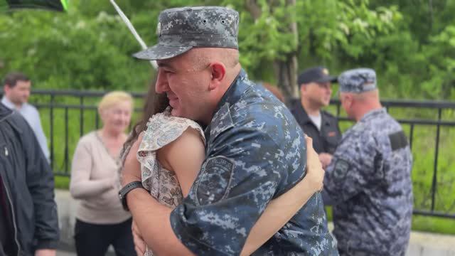 Семейное счастье командира комендантского взвода городского УМВД Талиба Ахмедова и супруги Заремы