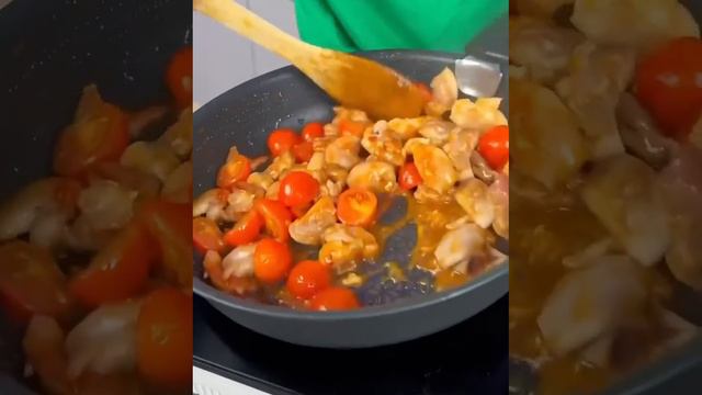 Лапша с курицей по-азиатски🔥🍜🐲