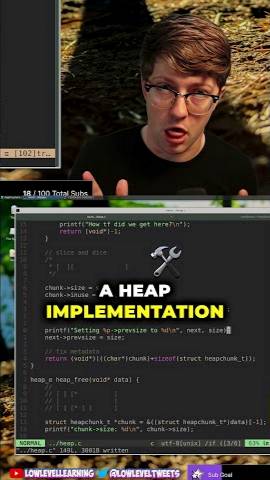 Wait.. you can WRITE a Heap? #programming #coding #lowcode