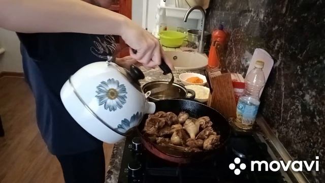 Готовим Плов из Утки. Домашний рецепт. Плов на сковороде. Вкуснейший плов
