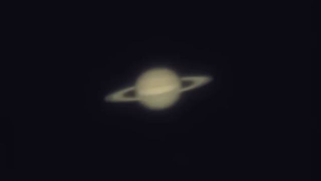 Сатурн 16.08.2023 в 150-мм телескоп-рефлектор.