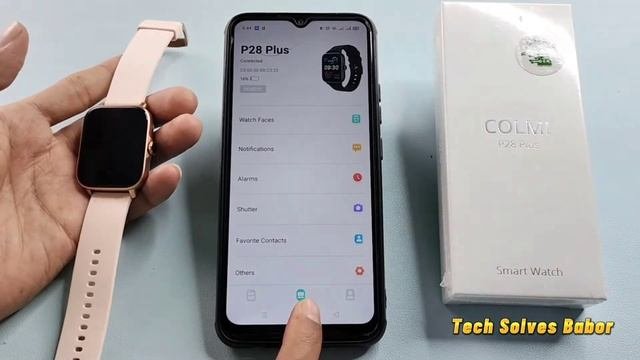 Facebook Whatsapp Viber Notification allow Colmi P28 plus Smartwatch  Tech Solves Babor 