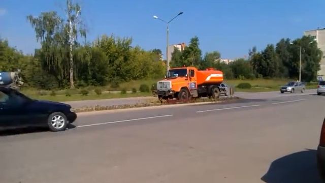 поливалка из кабины