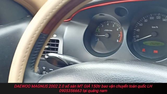 DAEWOO MAGNUS 2002 2.0 số sàn MT trang bị túi khí an toàn .phanh chống trượt ABS .