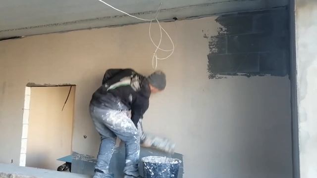 Шпаклівка стін на піноблоки стартом легко і бистро???