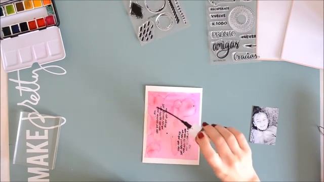 Tarjetas Mix Media - Tutorial Scrapbooking