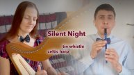 Silent Night (Тихая ночь) - тин вистл и кельтская арфа