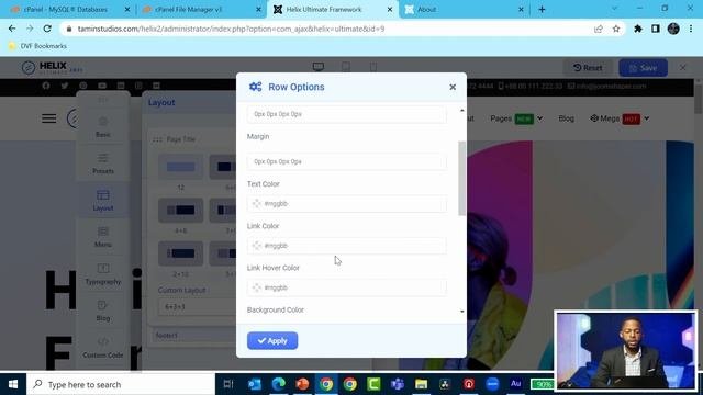 Layout Builder with Helix Ultimate 2 Framework Joomla - Tutorial Mathew Tamin