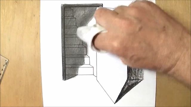 Sensational Door Illusion - Magic Perspective With Pencil - Trick Art Drawing